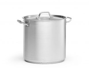 Kittel, hög inkl lock, rostfritt 36l, Ø 36 cm, Patina