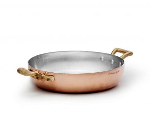 Kopparpanna med två handtag, Ø 28 cm, Ø 28 cm, Agnelli
