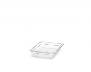 Polykarbonatkantin, transparent, GN 1/2, djup 65-200 mm, Patina