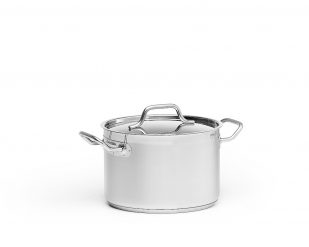 Kittel, mellan inkl lock, rostfritt 7l, Ø 24 cm, Patina