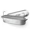 Fiskgryta i aluminium med rister/lock, Ø 60x17 cm, Agnelli