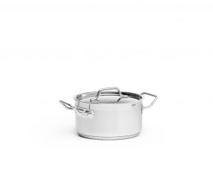 Kittel, låg inkl lock, rostfritt 3l, Ø 20 cm, Patina