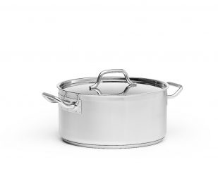 Kittel, låg inkl lock, rostfritt 12,9l, Ø 32 cm, Patina