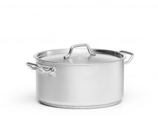 Kittel, låg inkl lock, rostfritt 19l, Ø 36 cm, Patina