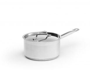 Kastrull, med lock, rostfri, Ø 20 cm, Patina