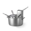 Pastakittel med fyra pastainsatser i aluminium, Ø 36 cm, Agnelli