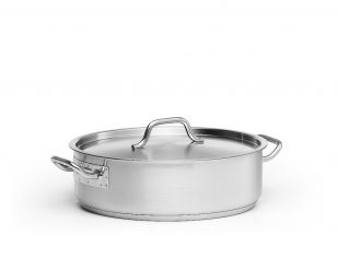 Kittel, låg inkl lock, rostfritt 11l, Ø 36 cm, Patina