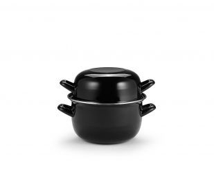 Musselgryta med lock, Ø 18 cm, Patina