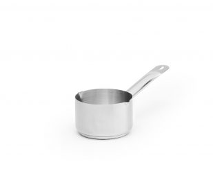 Såskastrull med två hällpipar, rostfri, Ø 12cm, Patina