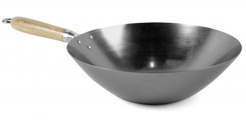 Wok 4,5 L Ø 33 cm, flat botten, Exxent