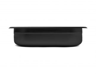 GN-kantin 1/4, Svart, Djup 65-150, Exxent