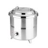 Soppkittel i rostfritt, volym 10,5L, inkl slev, Patina
