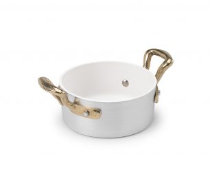 Eterna sås/sopp kittel diam 10cm, Höjd 4,5cm, Rak låg, Ø 10 cm, Agnelli