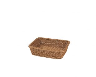 Korg, 36x27 cm, rektangulär, brun, Patina