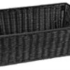 Brödkorg 40x30 cm, svart, Patina