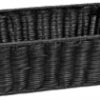 Brödkorg 60x40 cm, svart, Patina