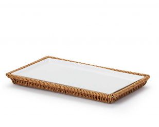 Underlägg korg brunt, Patina