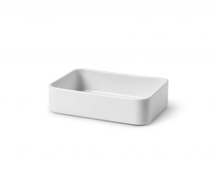 Numb skål vit, Patina