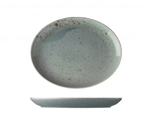 Lifestyle tallrik Oval 28cm, Lilien