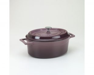 Slowcookgryta, oval, 4,8l, aubergine , Pentole Agnelli