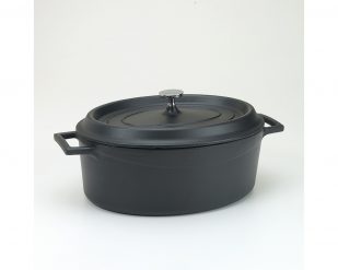 Slowcookgryta, oval, 4,8l, mattsvart , Pentole Agnelli