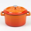 Slowcook minigryta rund, orange, Ø 10 cm, Pentole Agnelli