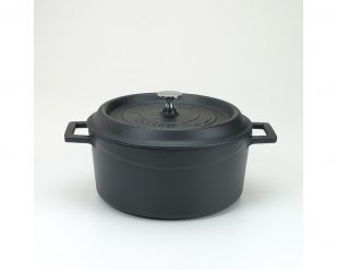 Slowcookgryta, rund, mattsvart, Ø 24 cm, Pentole Agnelli