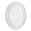 Verona tallrik/fat Oval 36x26cm, Patina