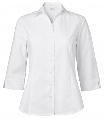 Damblus, 3/4-ärm (Vit), Segers