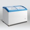 Glassfrys, 2 kupade skjutlock, 352 L, Scancool
