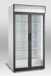 Kylskåp med glasdörr, 623 L, Scancool