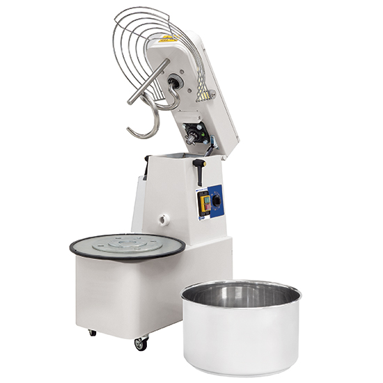 Degblandare på hjul 42kg/48 liter med 1 hastighet, timer och löstagbar skål, Mastro