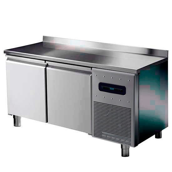 Pizzabänk med 3 dörrar GN 1/1, 8 GN 1/6, 402 L, Mastro