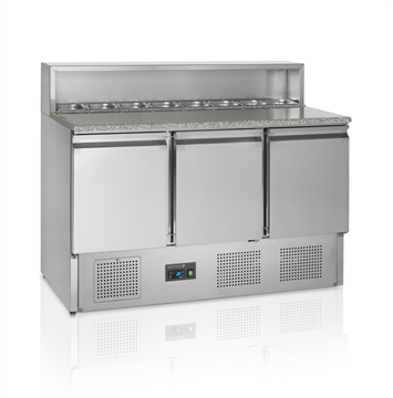 Pizzabänk, GN 1/1, 400 L, Tefcold