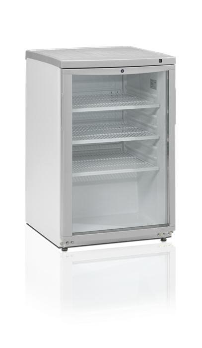 Kylskåp med glasdörr, 92 L, Tefcold