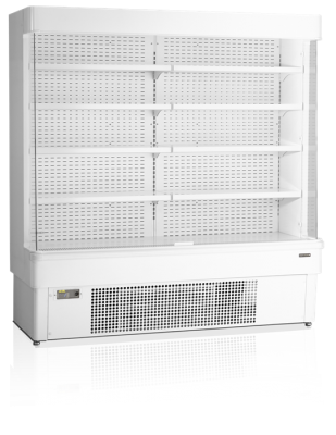 Kyl med öppen front, 1314 L, Vit, Tefcold