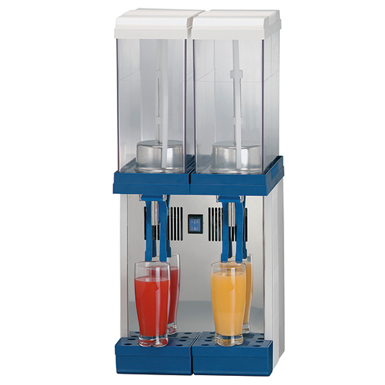 Dispenser för kylda drycker, 2x9 L, Mastro