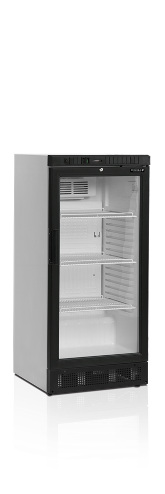 Kylskåp med glasdörr, 215 L, Tefcold