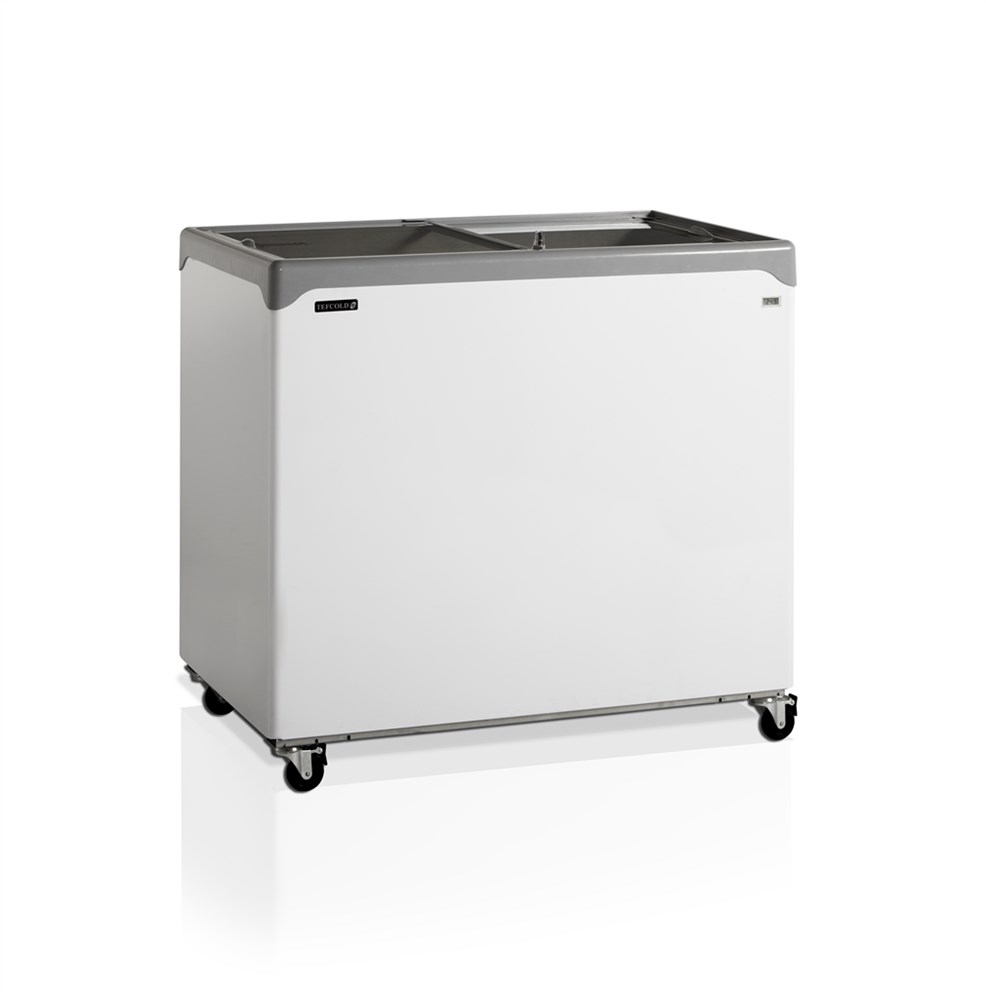 Glassfrys med 2 skjutlock, 288 L, Tefcold