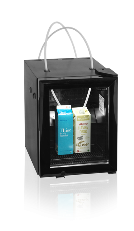 Mjölkkyl med glasdörr, 22 L, Tefcold